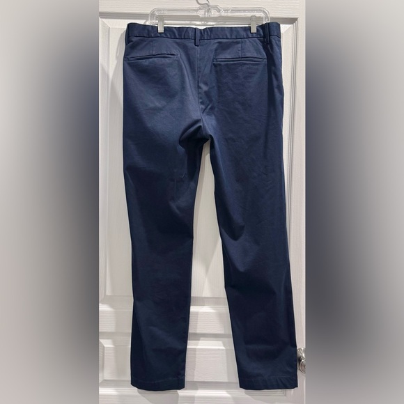 Banana Republic Sz 35 navy slim fit dress pants Men’s size 35 X 32 - Picture 13 of 15